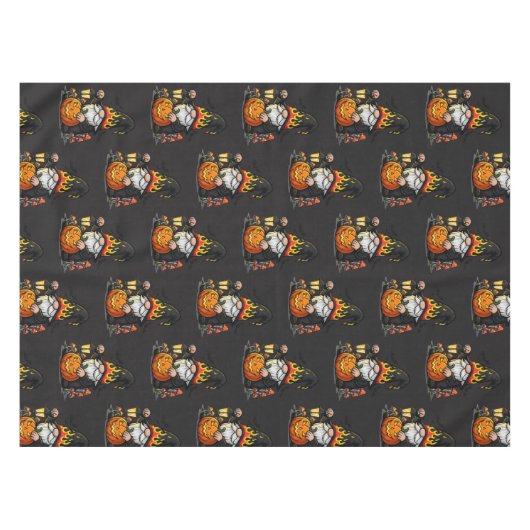 Halloween Gnome Tablecloth Tafelkleed (Voorkant (Horizontaal))