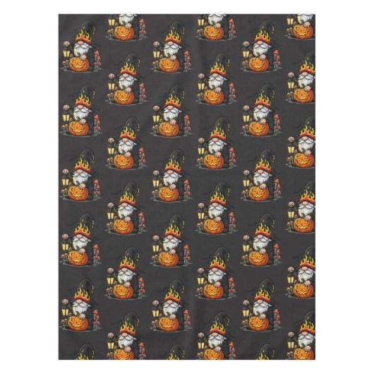 Halloween Gnome Tablecloth Tafelkleed (Voorkant)