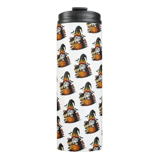 Halloween Gnome Thermal Tumbler Thermosbeker (Voorkant)