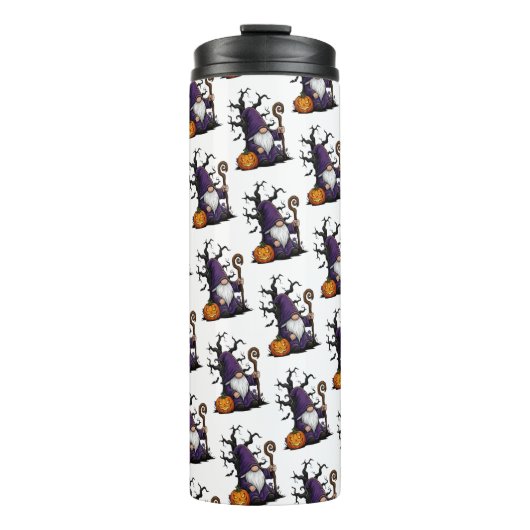 Halloween Gnome Thermal Tumbler Thermosbeker (Voorkant)