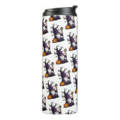 Halloween Gnome Thermal Tumbler Thermosbeker (Gedraaid links)