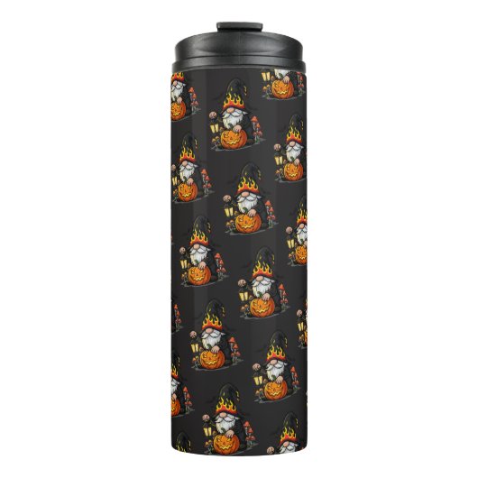 Halloween Gnome Thermal Tumbler Thermosbeker (Voorkant)