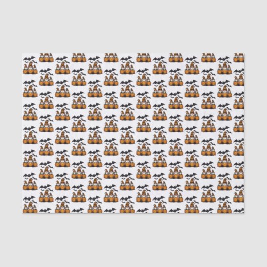 Halloween Gnome Tissue Paper Tissuepapier (Voorkant)