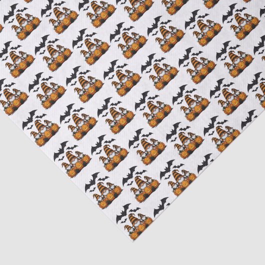 Halloween Gnome Tissue Paper Tissuepapier (Detail)