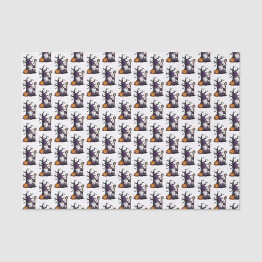 Halloween Gnome Tissue Paper Tissuepapier (Voorkant)