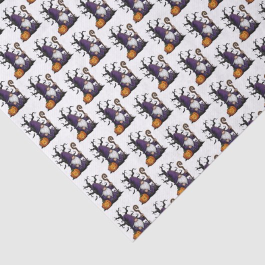 Halloween Gnome Tissue Paper Tissuepapier (Detail)
