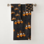Halloween Gnome Towel Set Bad Handdoek (Insitu)