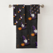 Halloween Gnome Towel Set Bad Handdoek (Insitu)
