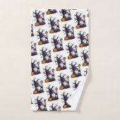 Halloween Gnome Towel Set Bad Handdoek (Handdoek)