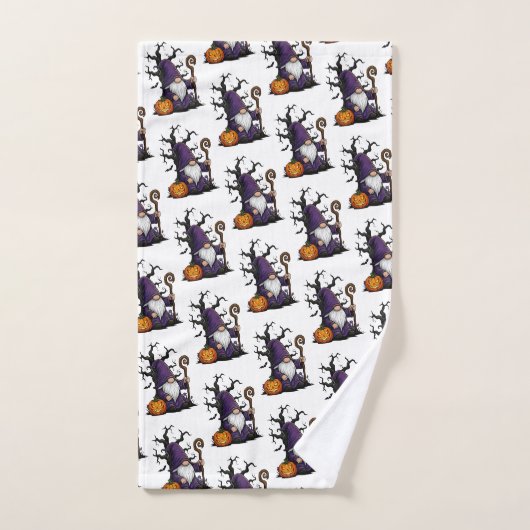 Halloween Gnome Towel Set Bad Handdoek (Handdoek)