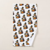 Halloween Gnome Towel Set Bad Handdoek (Handdoek)