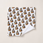 Halloween Gnome Towel Set Bad Handdoek (Wasdoekje)
