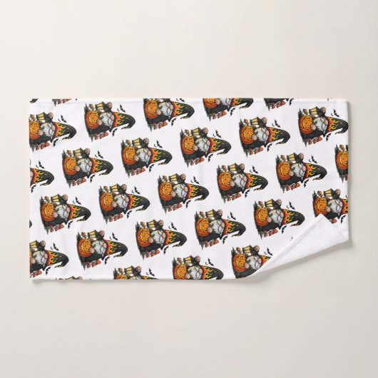 Halloween Gnome Towel Set Bad Handdoek (Handdoek)
