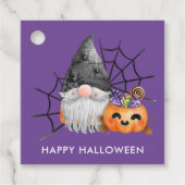 Halloween Gnome Trick or treat Bedankjes Labels (Voorkant)