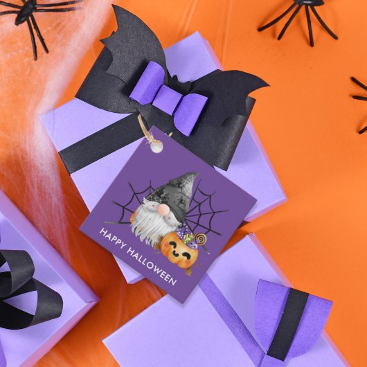 Halloween Gnome Trick or treat Bedankjes Labels