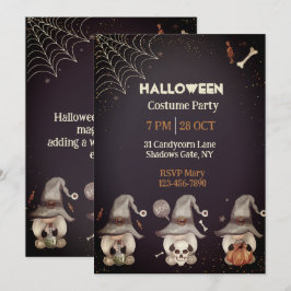 Halloween Gnome Uitnodiging