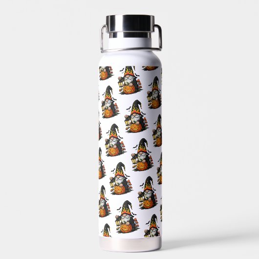 Halloween Gnome Water Bottle Waterfles (Achterkant)