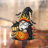 Halloween Gnome Window Cling Raamsticker (Vel 2)