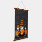 Halloween Gnome Wood Topped Wall Tapestry Hangend Wandkleed (Gebogen)