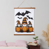 Halloween Gnome Wood Topped Wall Tapestry Hangend Wandkleed (Slaapkamer)