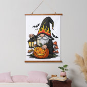 Halloween Gnome Wood Topped Wall Tapestry Hangend Wandkleed (Slaapkamer)