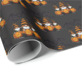 Halloween Gnome Wrapping Paper Cadeaupapier (Rol Hoek)