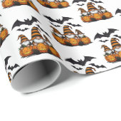 Halloween Gnome Wrapping Paper Cadeaupapier (Rol Hoek)