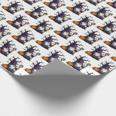 Halloween Gnome Wrapping Paper Cadeaupapier (Hoek)