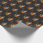 Halloween Gnome Wrapping Paper Cadeaupapier (Hoek)