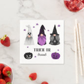Halloween gnomen en pompoen. Trick or treat Servet (Insitu)