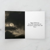 Halloween Gnomen Full Moon Family Note-kaarten Notitiekaartje (Binnen)