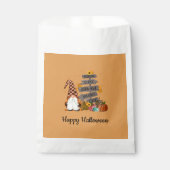 Halloween Gnomen, Herfst, pompoenen, Halloween Par Bedankzakje (Voorkant)