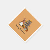 Halloween Gnomen, Herfst, pompoenen, Halloween Par Servet (Hoek)