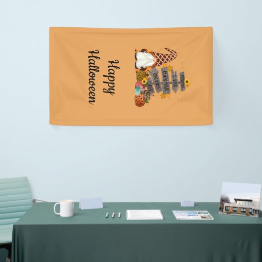 Halloween Gnomen, Herfst, pompoenen, Halloween Par Spandoek (Beurs)