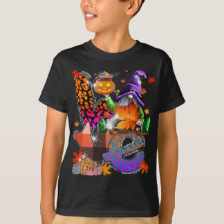 Halloween Gnomes Cute Autumn Pumpkin Herfst Funny  T-shirt