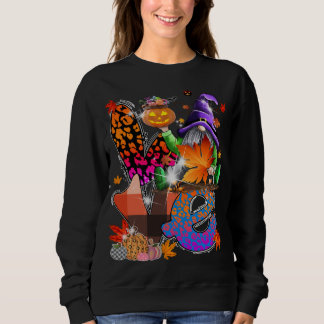 Halloween Gnomes Cute Autumn Pumpkin Herfst Funny Trui