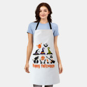 Halloween Gnomes Cute Autumn Pumpkin Herfst Schort (Gedragen)