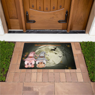 Halloween Gnomes Full Moon Familie Deurmat
