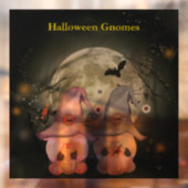 Halloween Gnomes Full Moon Familie Raamsticker (Vel 2)