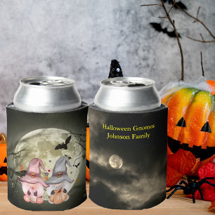 Halloween Gnomes Full Moon Familienaam Blikjeskoeler