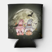 Halloween Gnomes Full Moon Familienaam Blikjeskoeler (Voorkant)