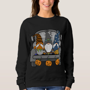Halloween Gnomes Funny Monsters Pumpkin Spice Witc Trui