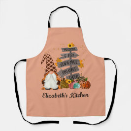 Halloween Gnomes, Herfst, pompoenen Apron Schort
