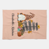 Halloween Gnomes, Herfst, pompoenen Theedoek (Horizontaal)