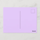 Halloween Gnomes Paars Sinaasappel Briefkaart (Achterkant)