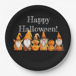 Halloween Gnomes Papieren Bordje