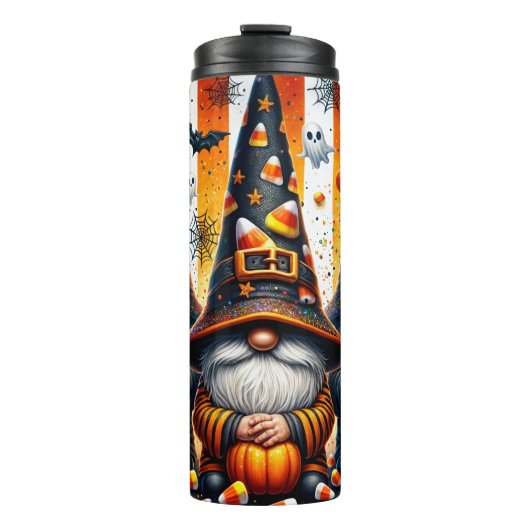 Halloween Gnomes Thermal Tumbler Thermosbeker (Voorkant)