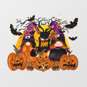 Halloween Gnomes Window Cling Raamsticker (Vel)
