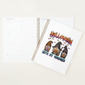 Halloween Gnomies Drie Kabouters Heksenhoed Pompoe Planner (Display)