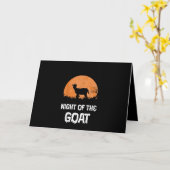 Halloween Goat Costume Gift Kaart (Gele Bloem)